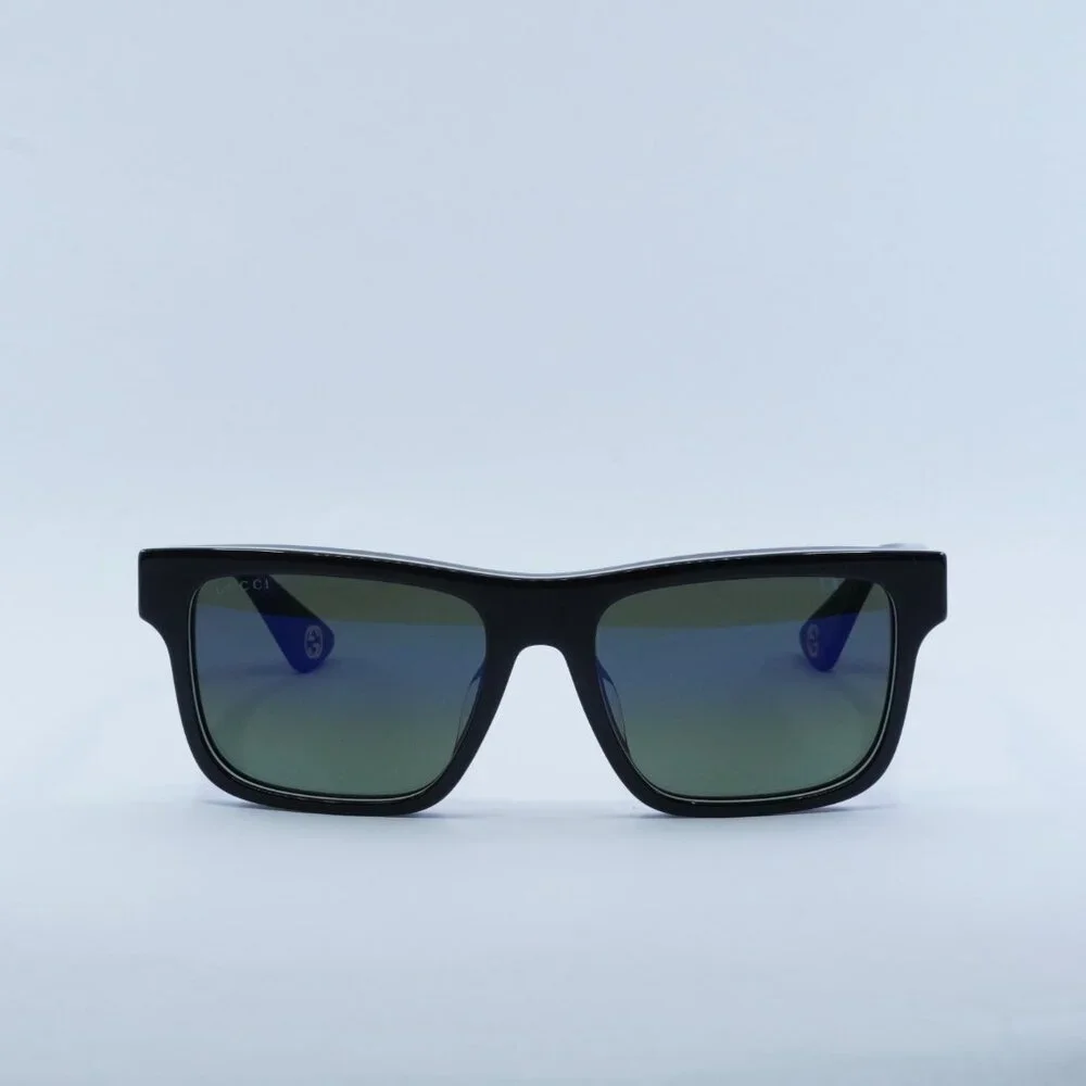 Gucci GG1618SA 003 Sunglasses Black/Grey Square Frame